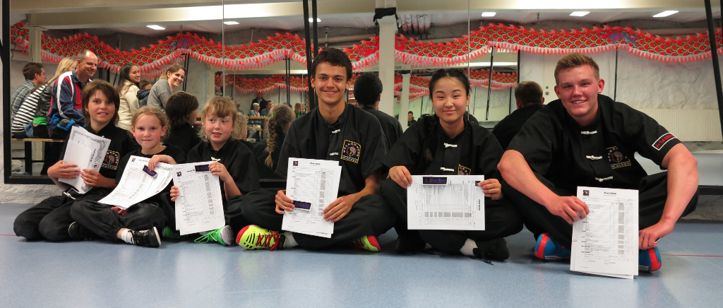 Louis Linn O Shin Chuen Union grading tests at Stockholm Wushu Academy in May 2016